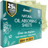 Natural Blotting Papers for Oily Skin - 1 pack/100 sheets - Oil Removing Sheets with Green Tea Fragrance