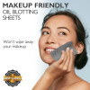 Bamboo Charcoal Blotting Paper for Oily Skin - XXL Size - 1 pack/100 sheets -  Great on the Go Oil Sheets for Face