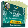 Natural Blotting Papers for Oily Skin - 1 pack/100 sheets - Oil Removing Sheets with Green Tea Fragrance