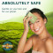 Natural Green Tea Oil Blotting Sheets for Face - 3 pack/300 sheets -  Makeup Friendly Blotting Paper. Photo 2